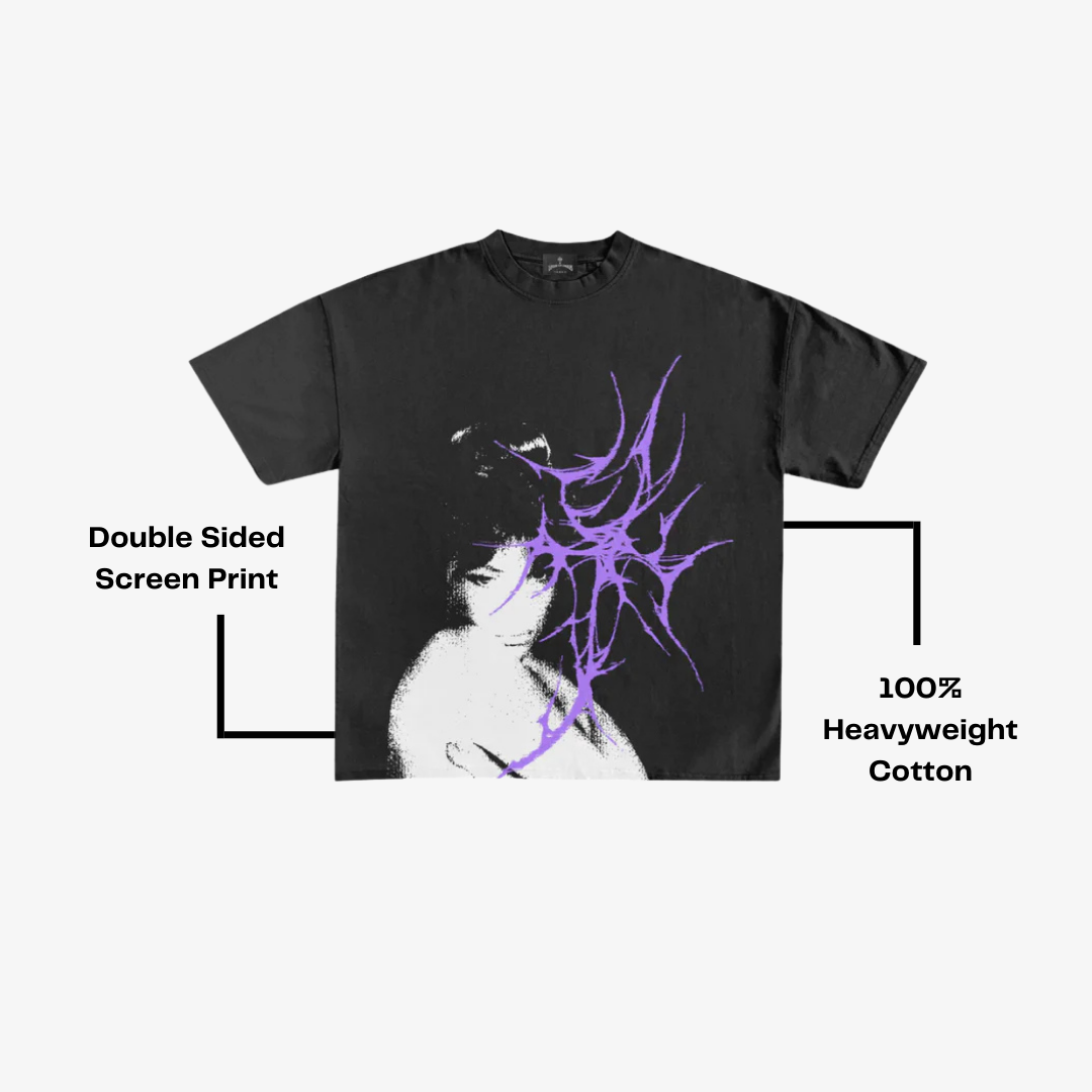 BLACK HEAVYWEIGHT T-SHIRT